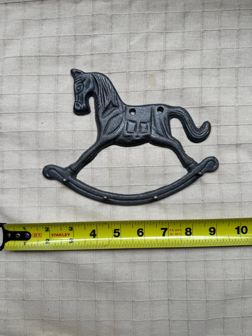 Cast Iron Decorative Rocking Horse Wall Hook